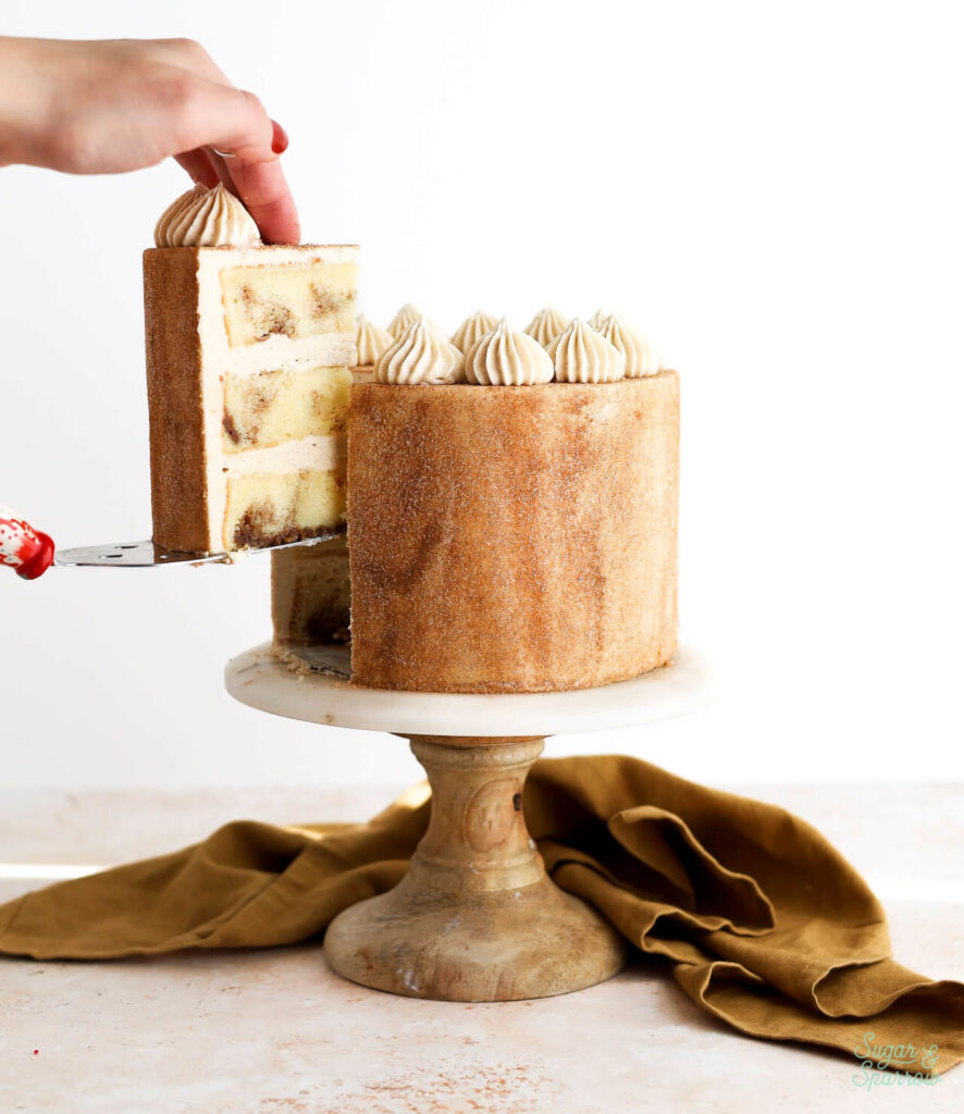 Snickerdoodle Cake by Sugar and Sparrow