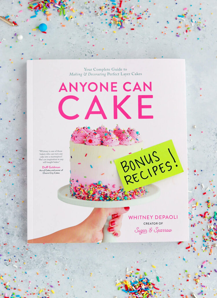 Anyone Can Cake bonus recipes eBook