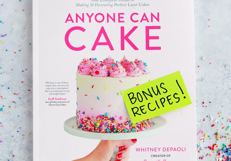 Anyone Can Cake bonus recipes eBook