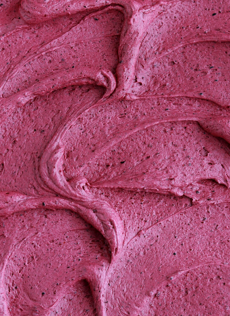 blueberry buttercream frosting recipe