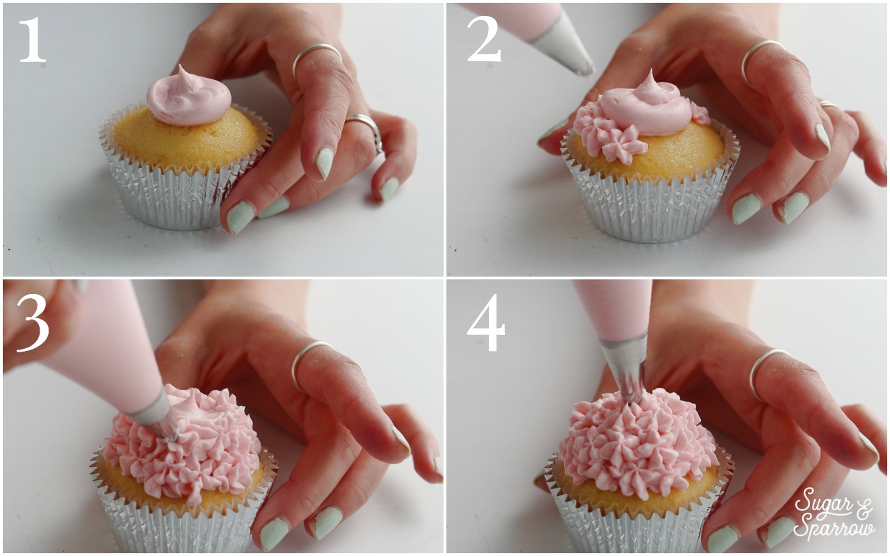 how to make buttercream hydrangeas