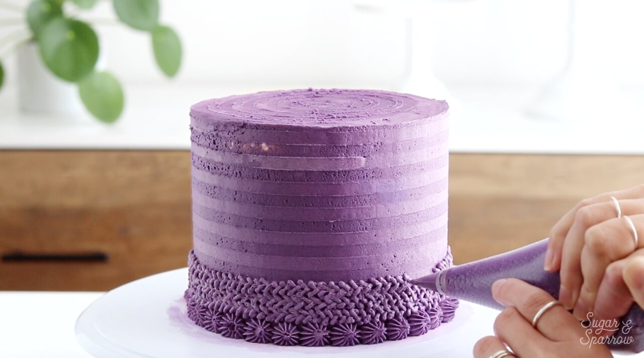 knitted sweater cake tutorial