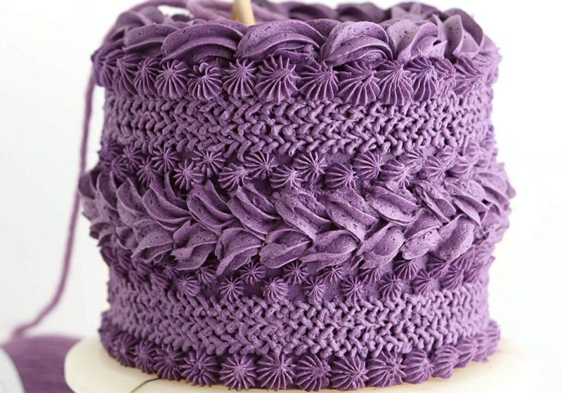 buttercream sweater cake