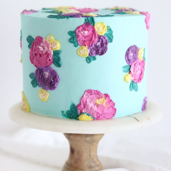 buttercream floral cake tutorial