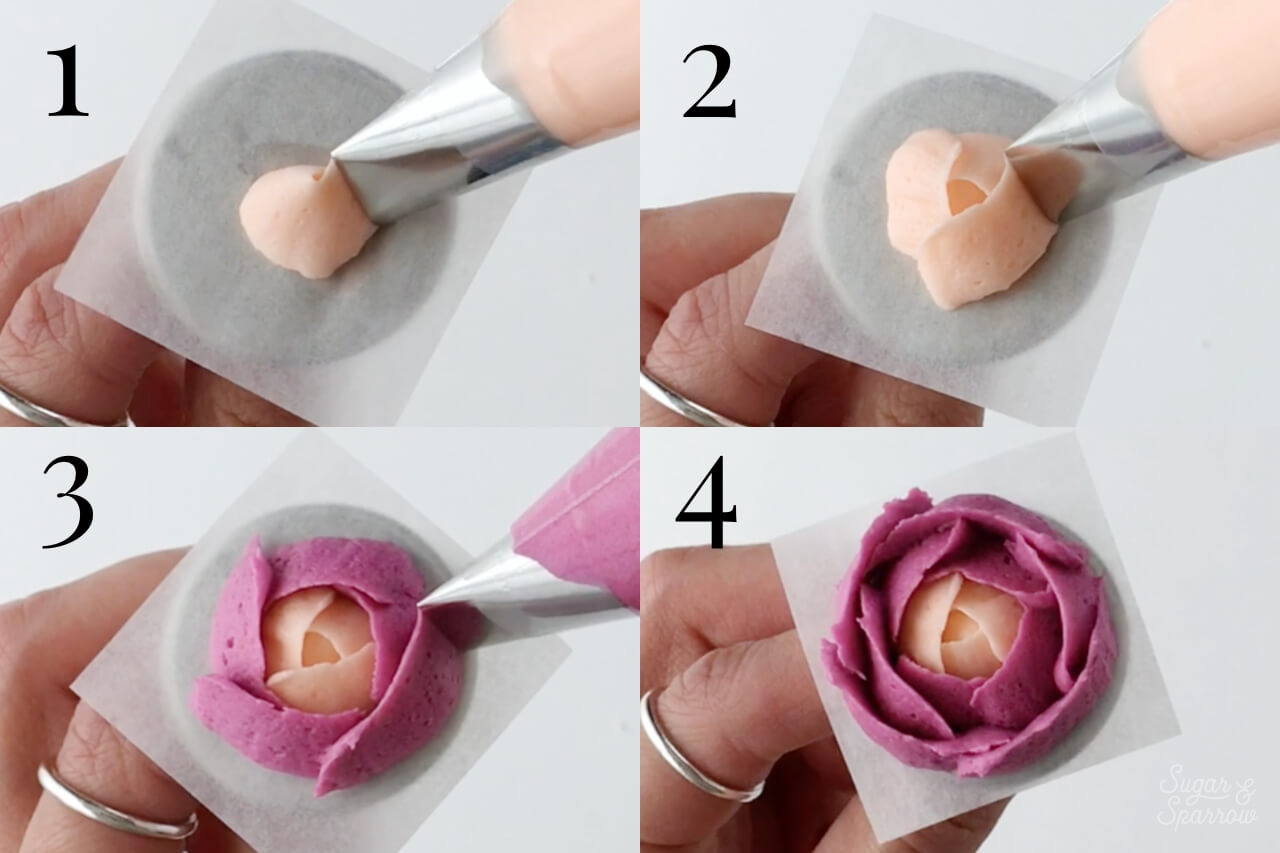 buttercream ranunculus tutorial