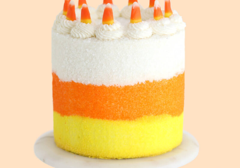 candy corn cake