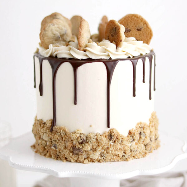 milk and cookies cake