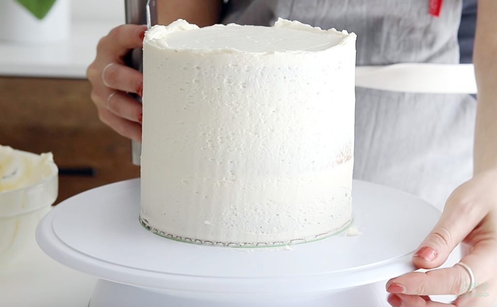 purpose of crumb coating a cake