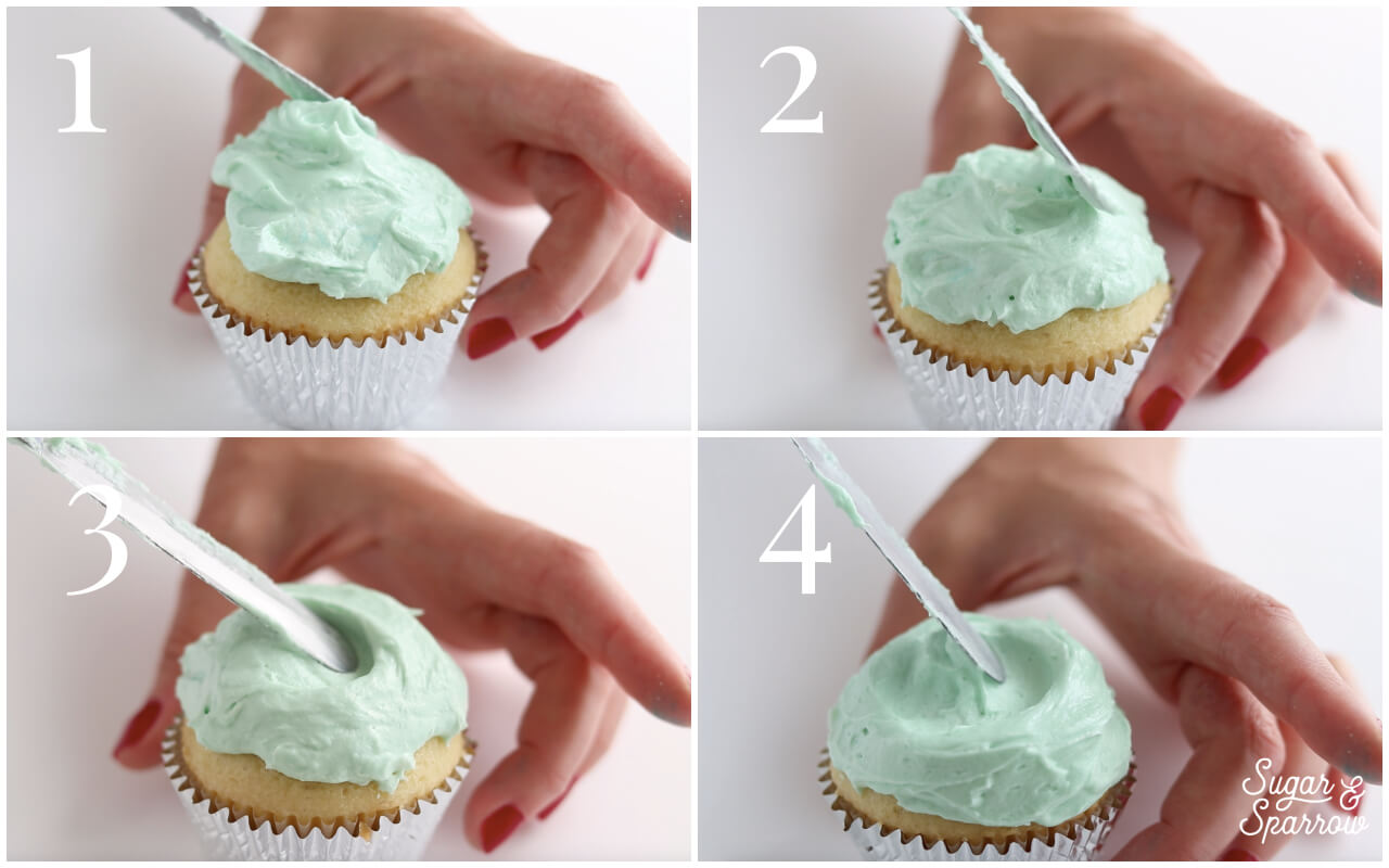 how to frost cupcakes without piping tip