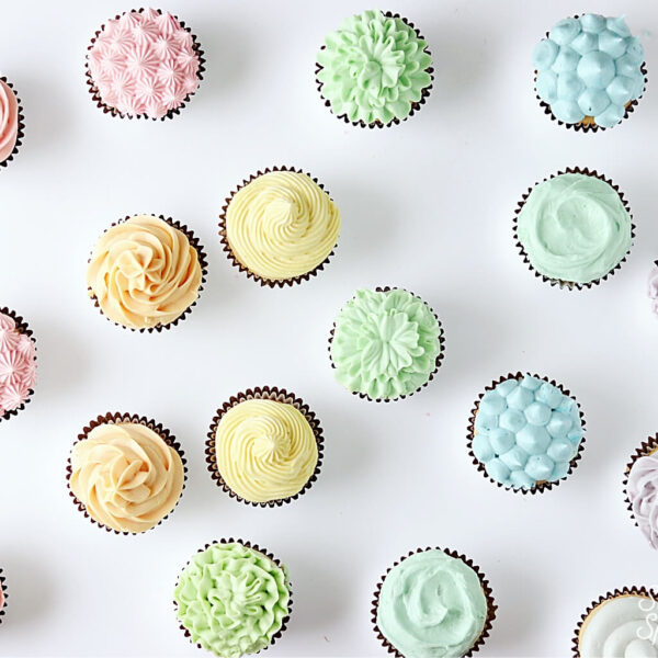 rainbow cupcakes