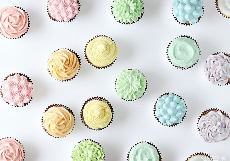 rainbow cupcakes