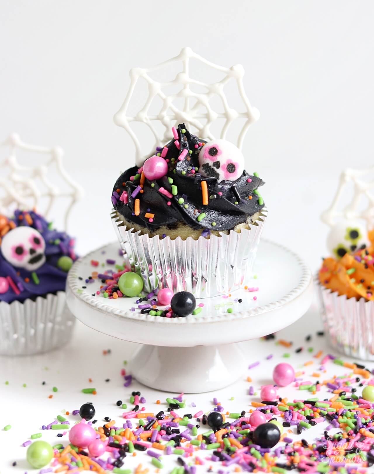 Dia De Los Muertos cupcakes tutorial