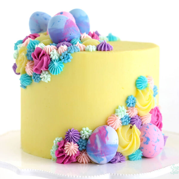 easter egg cake tutorial