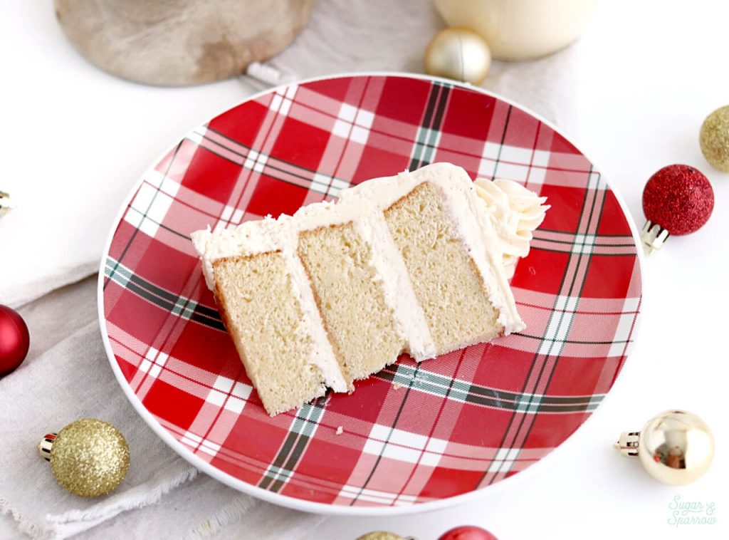 eggnog cake with eggnog buttercream recipe