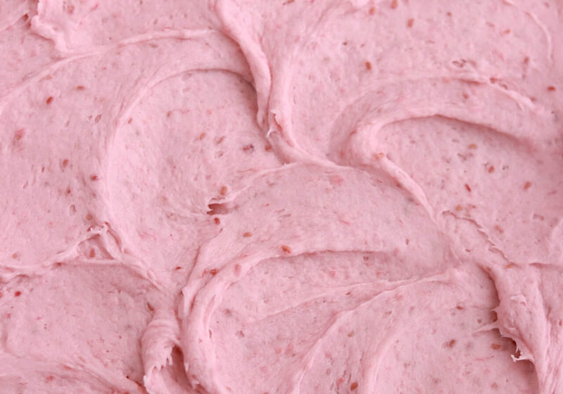 raspberry buttercream recipe with fresh raspberries