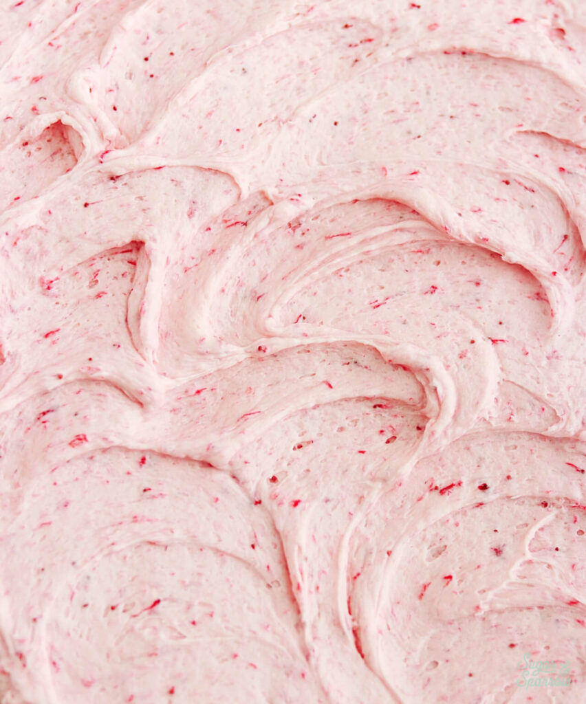 strawberry buttercream recipe for cake and cupcakes