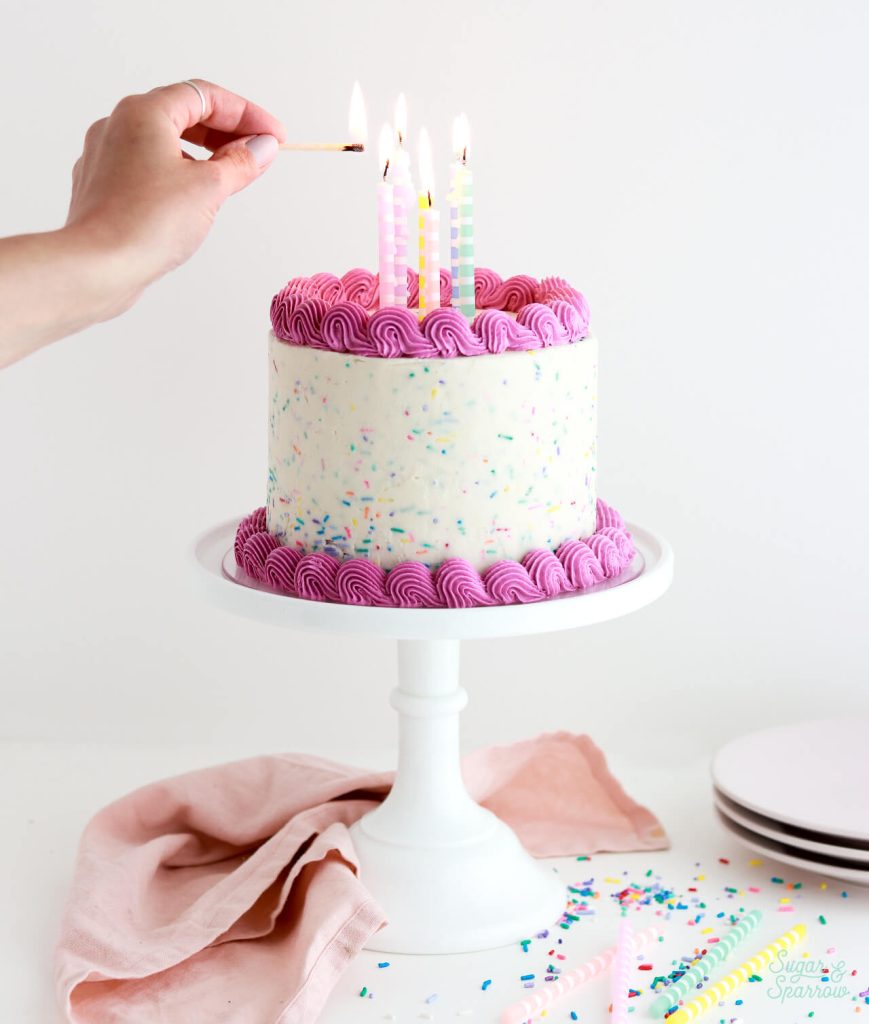 funfetti cake with funfetti buttercream recipe