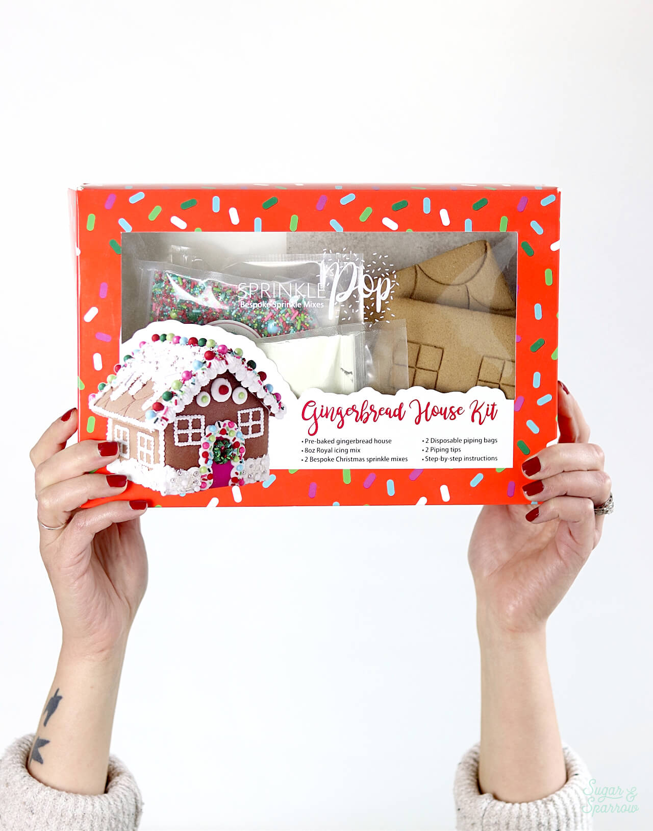 Gingerbread House Kit by SprinklePop