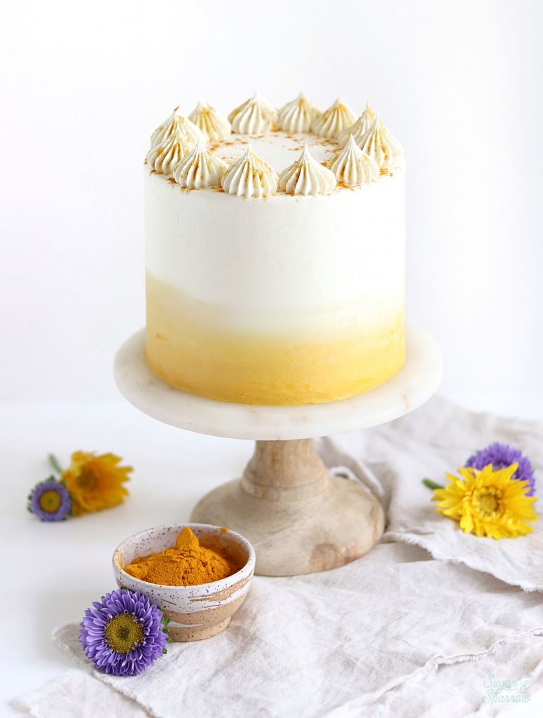 golden milk cake recipe with turmeric