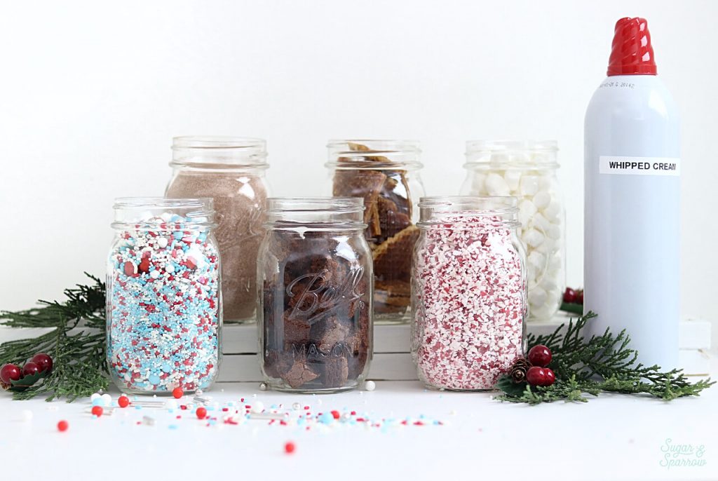 how to set up a hot cocoa bar