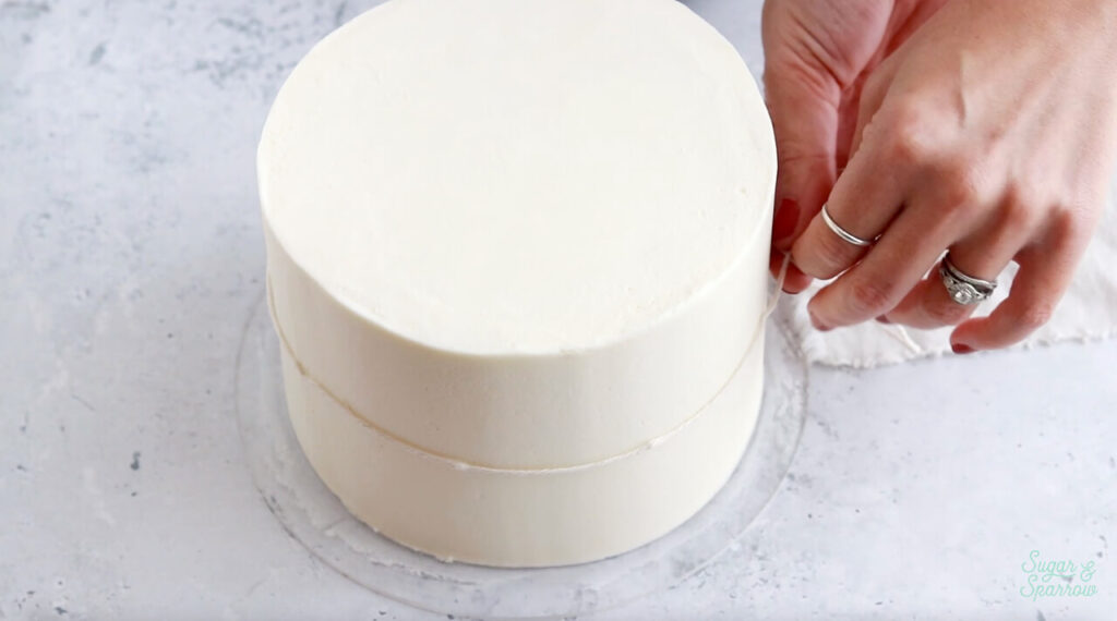 how to measure cake circumference