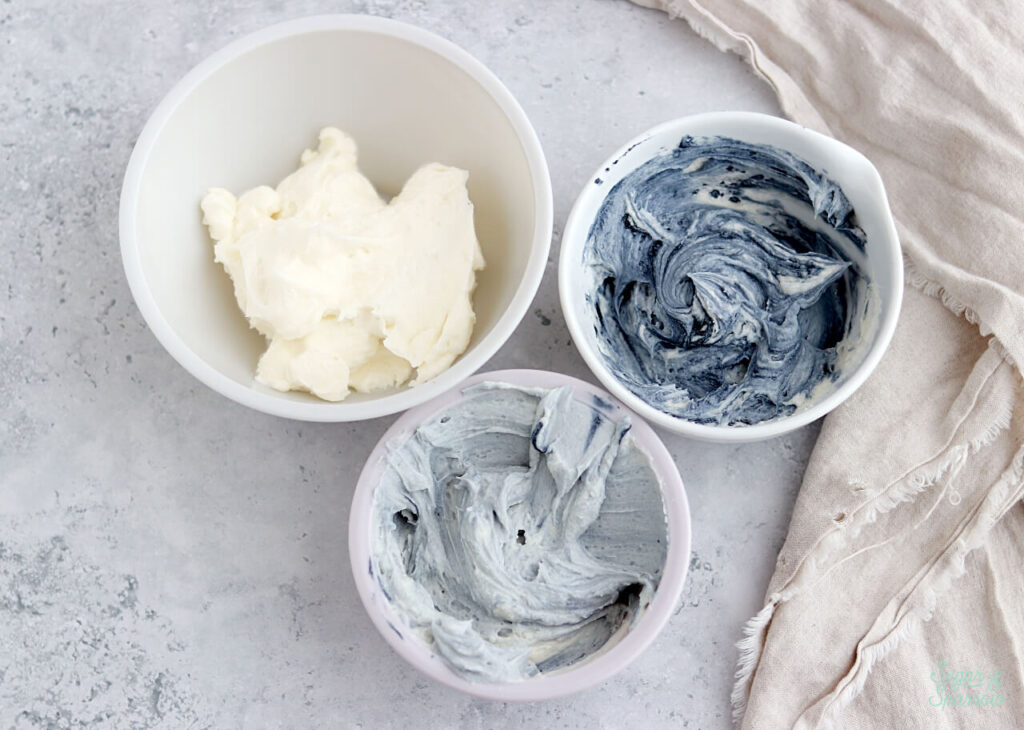 how to make marble buttercream