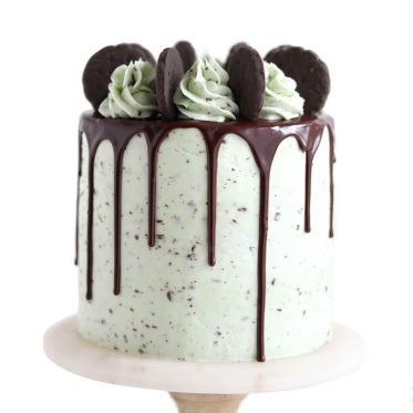 Mint Chocolate Cake Recipe by Sugar and Sparrow