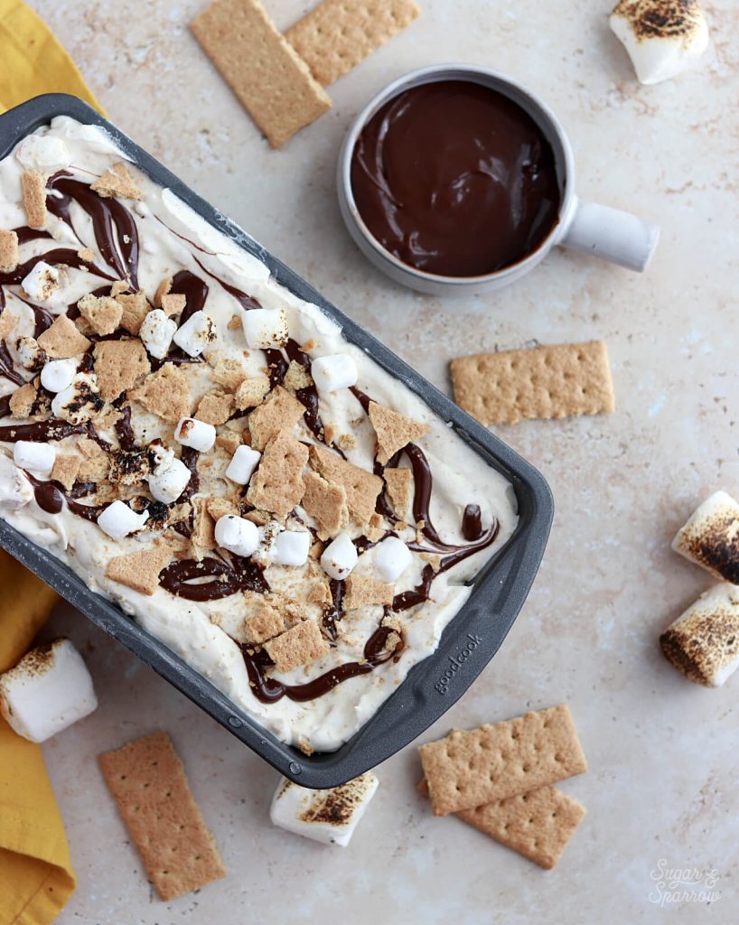 smores ice cream recipe