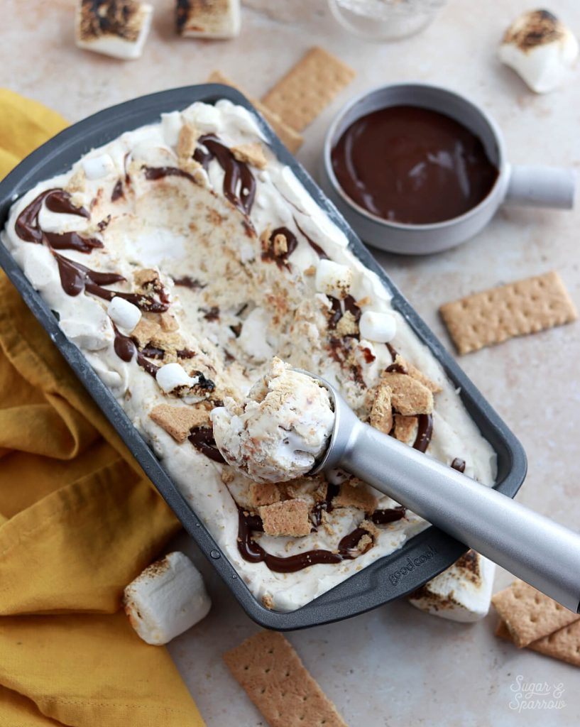 smores ice cream no churn