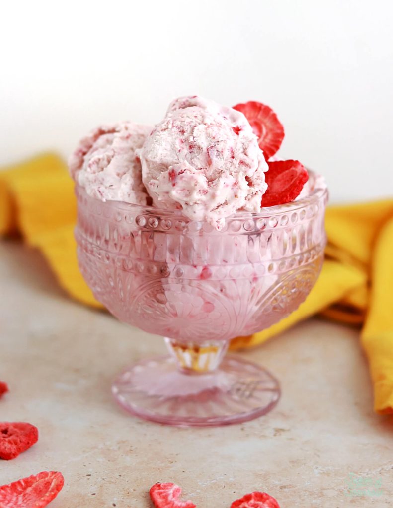 no churn strawberry ice cream recipe