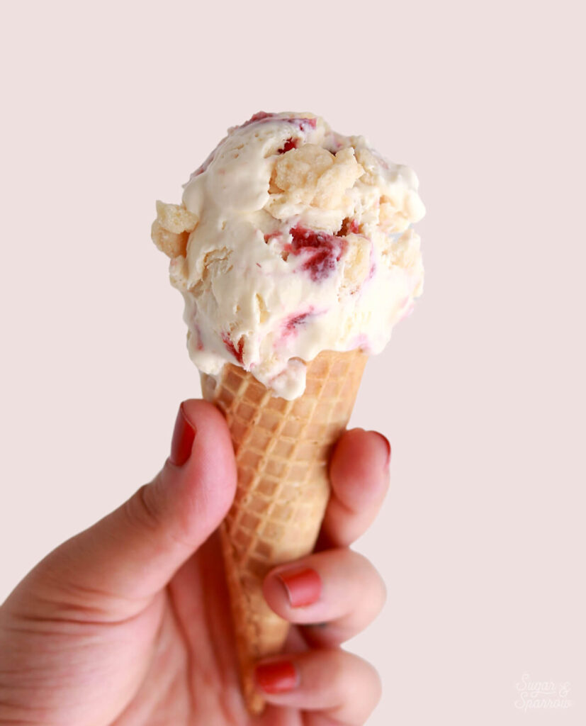 strawberry shortcake ice cream recipe easy