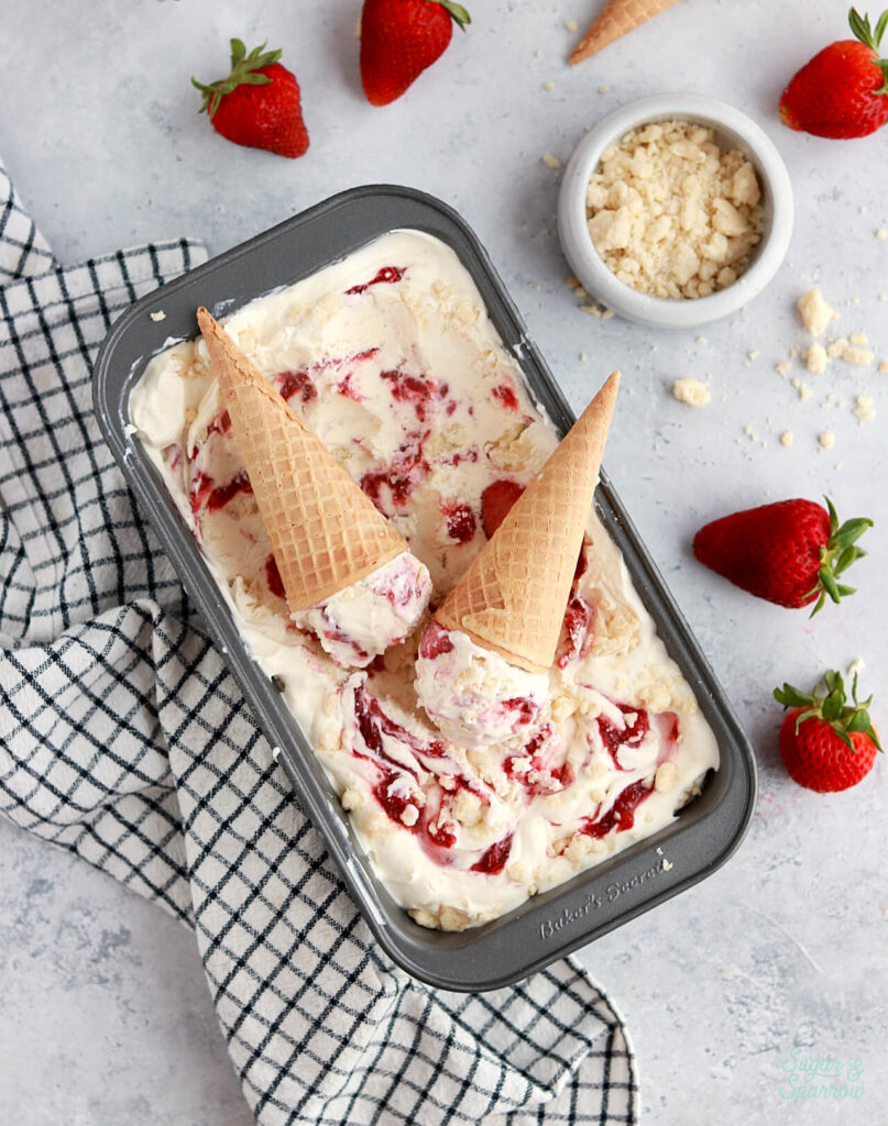 strawberry shortcake ice cream recipe