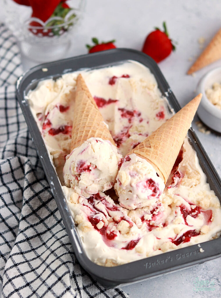 no churn strawberry ice cream recipe