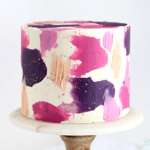 painted cake tutorial