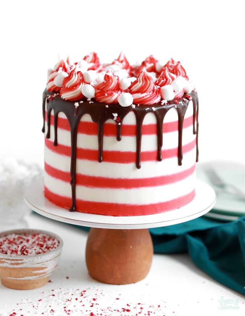 Chocolate cake with peppermint buttercream recipe