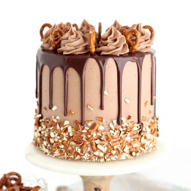 Pretzel Nutella Cake Recipe by Sugar and Sparrow