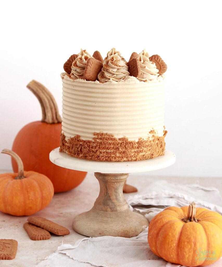 pumpkin cake with biscoff frosting recipe