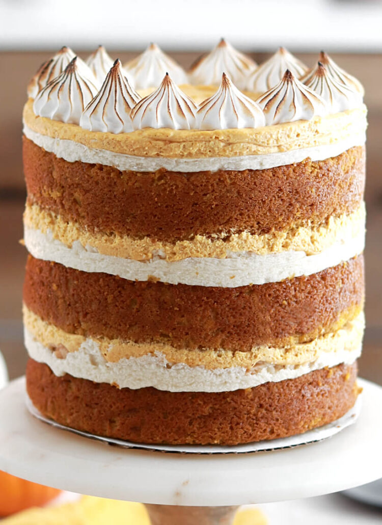 pumpkin pie layer cake recipe