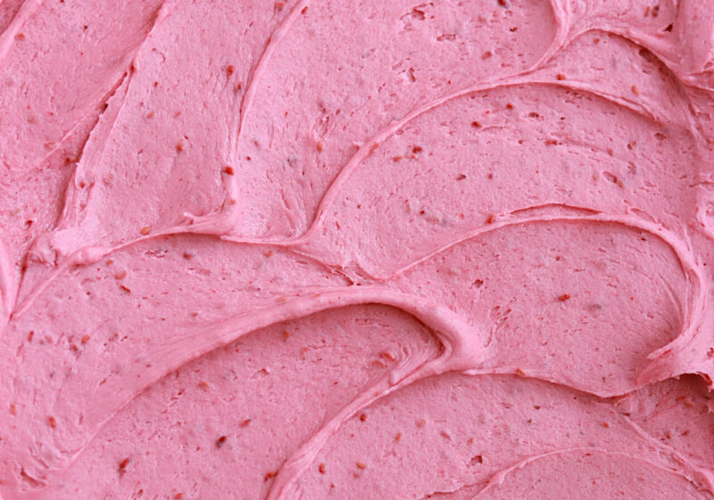 raspberry buttercream frosting recipe by sugar and sparrow