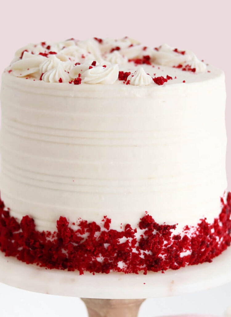 red velvet cake recipe by sugar and sparrow