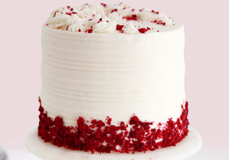 red velvet cake recipe by sugar and sparrow