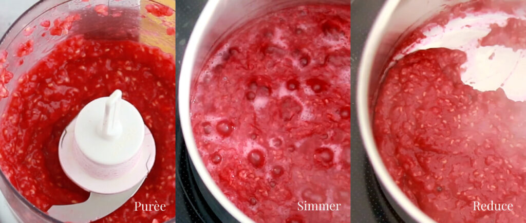 how to reduce raspberry puree