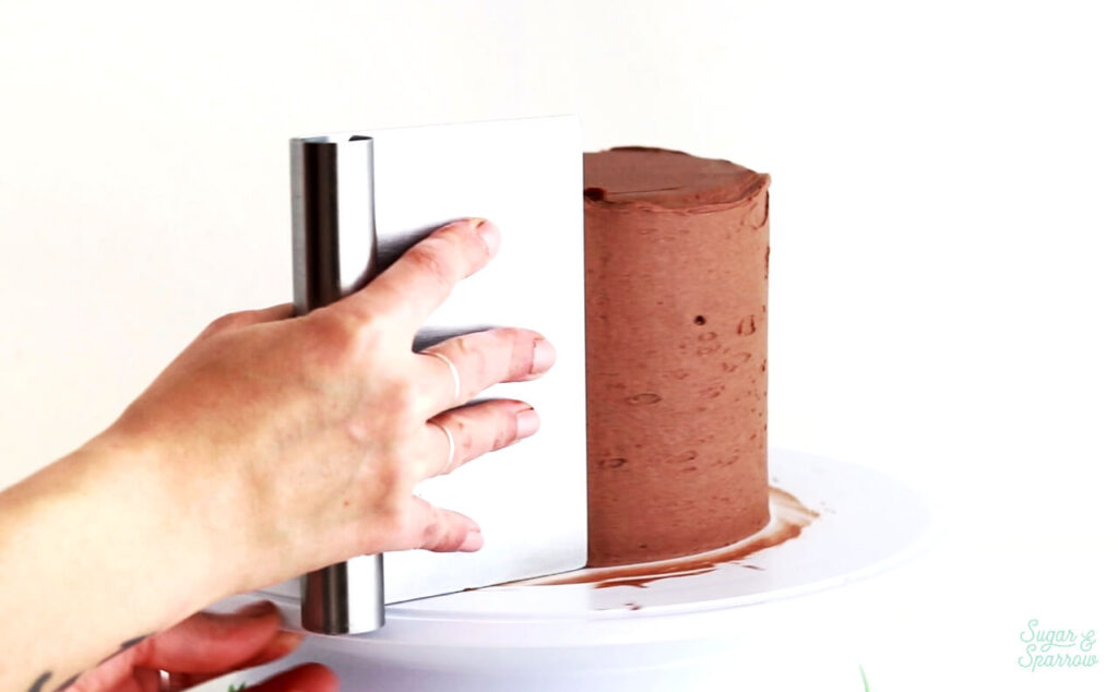 how to frost a cake