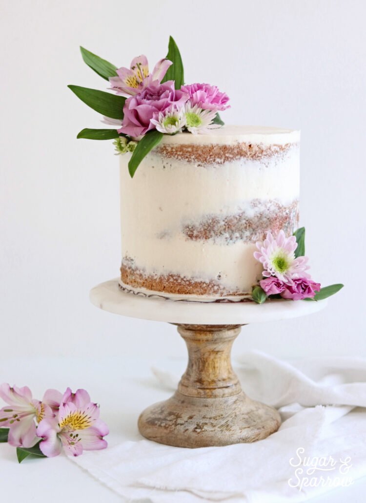 semi naked cake tutorial