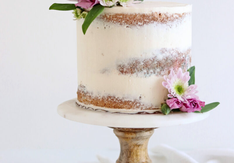 semi naked cake tutorial