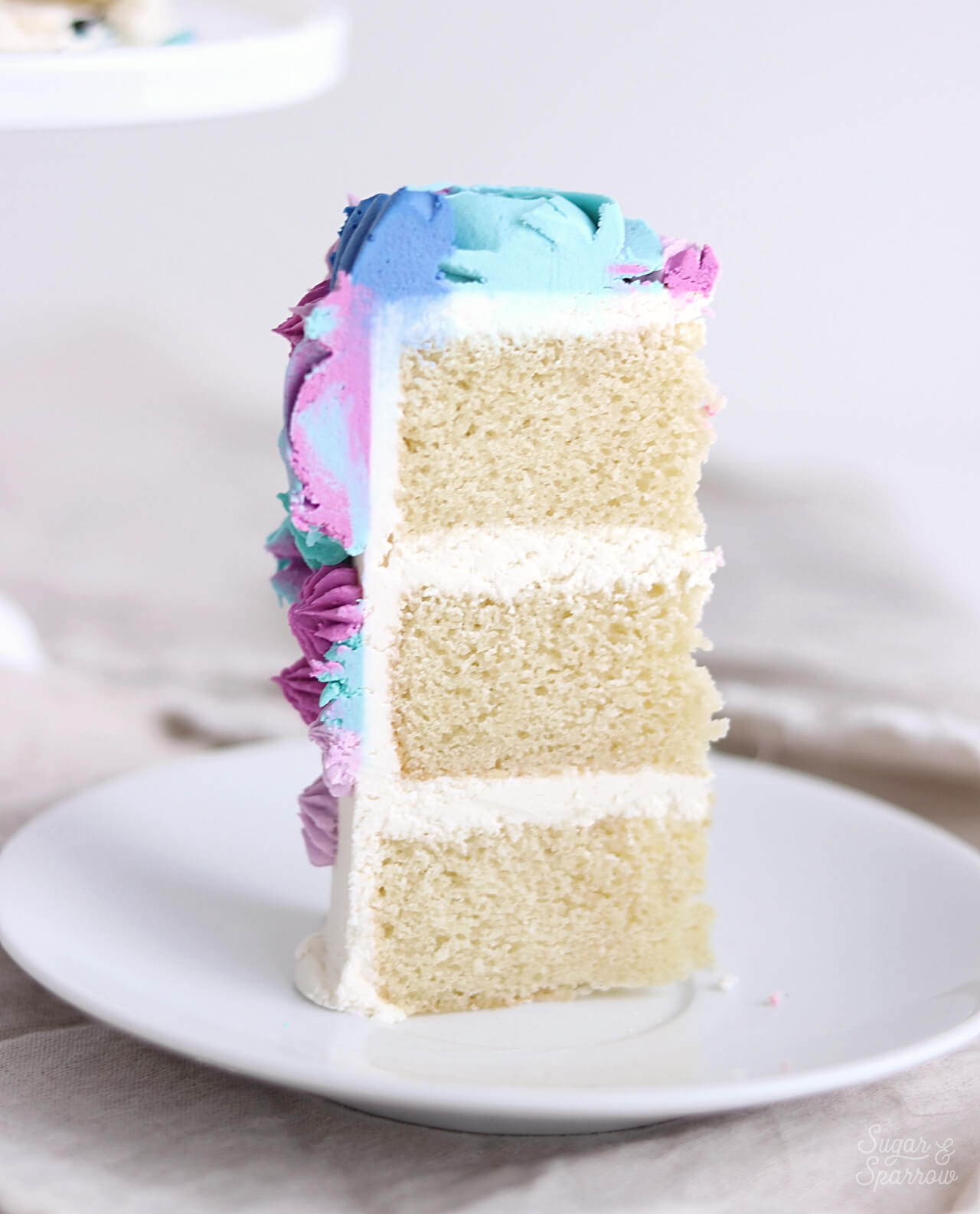 vanilla smash cake recipe by sugar and sparrow