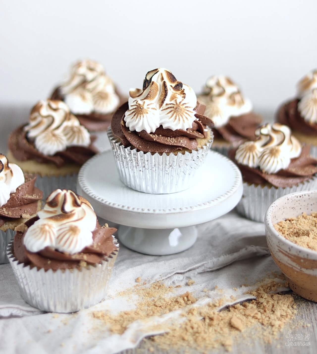 chocolate marshmallow cupcakes