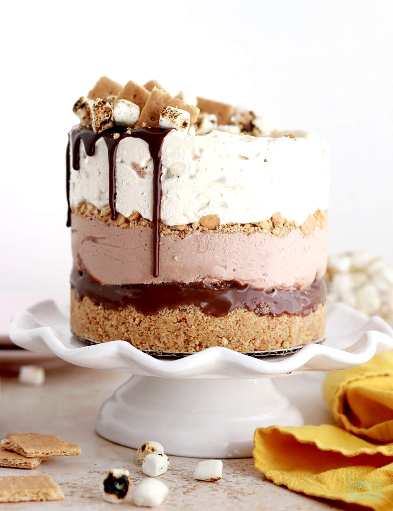 smores ice cream cake recipe