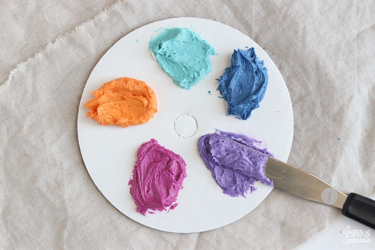 buttercream color palette americolor