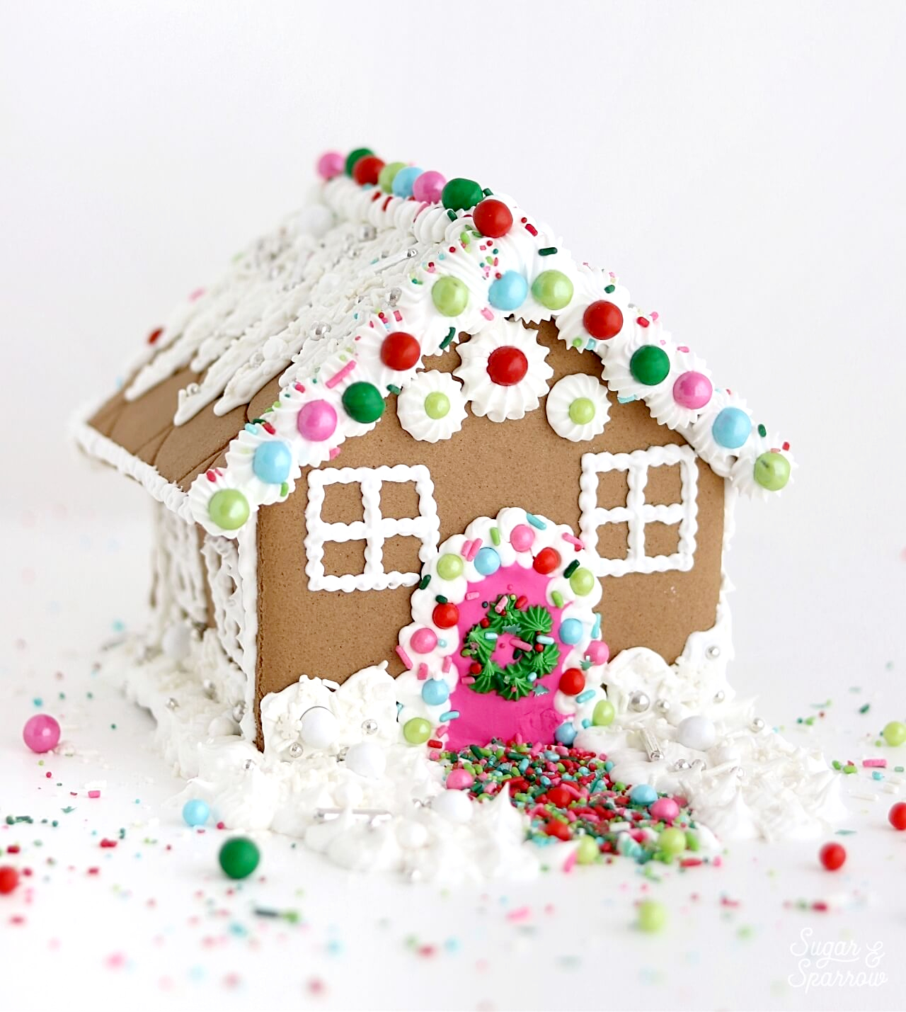 sprinklepop gingerbread house tutorial